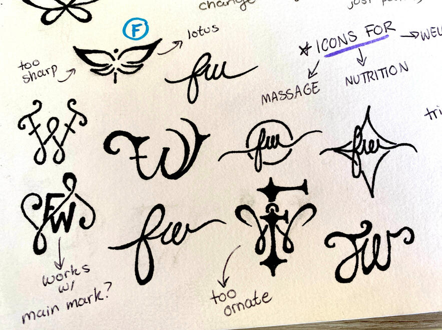 Monogram &amp; Icon Sketches